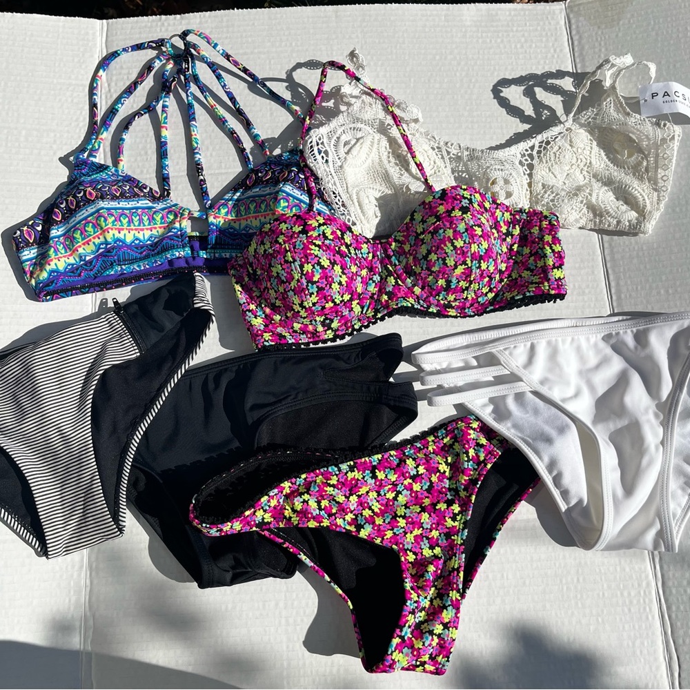 La hearts swim